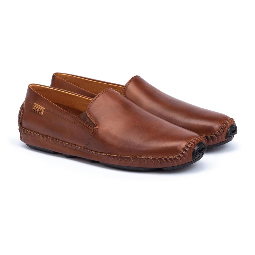 Men's Pikolinos JEREZ Moccasins Brown | NZ J19Q8A5